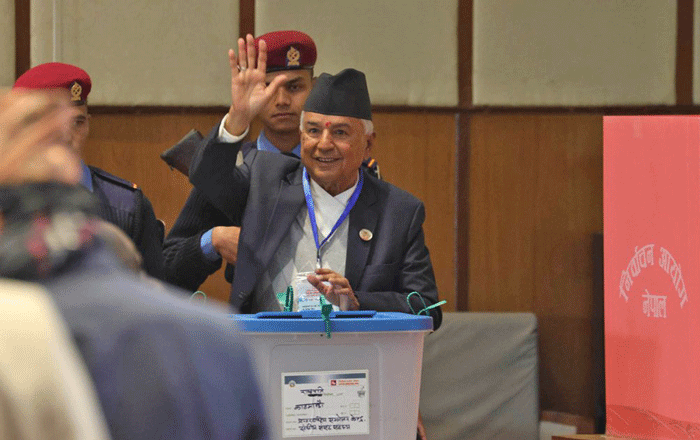 रामचन्द्र पौडेल राष्ट्रपतिमा निर्वाचित