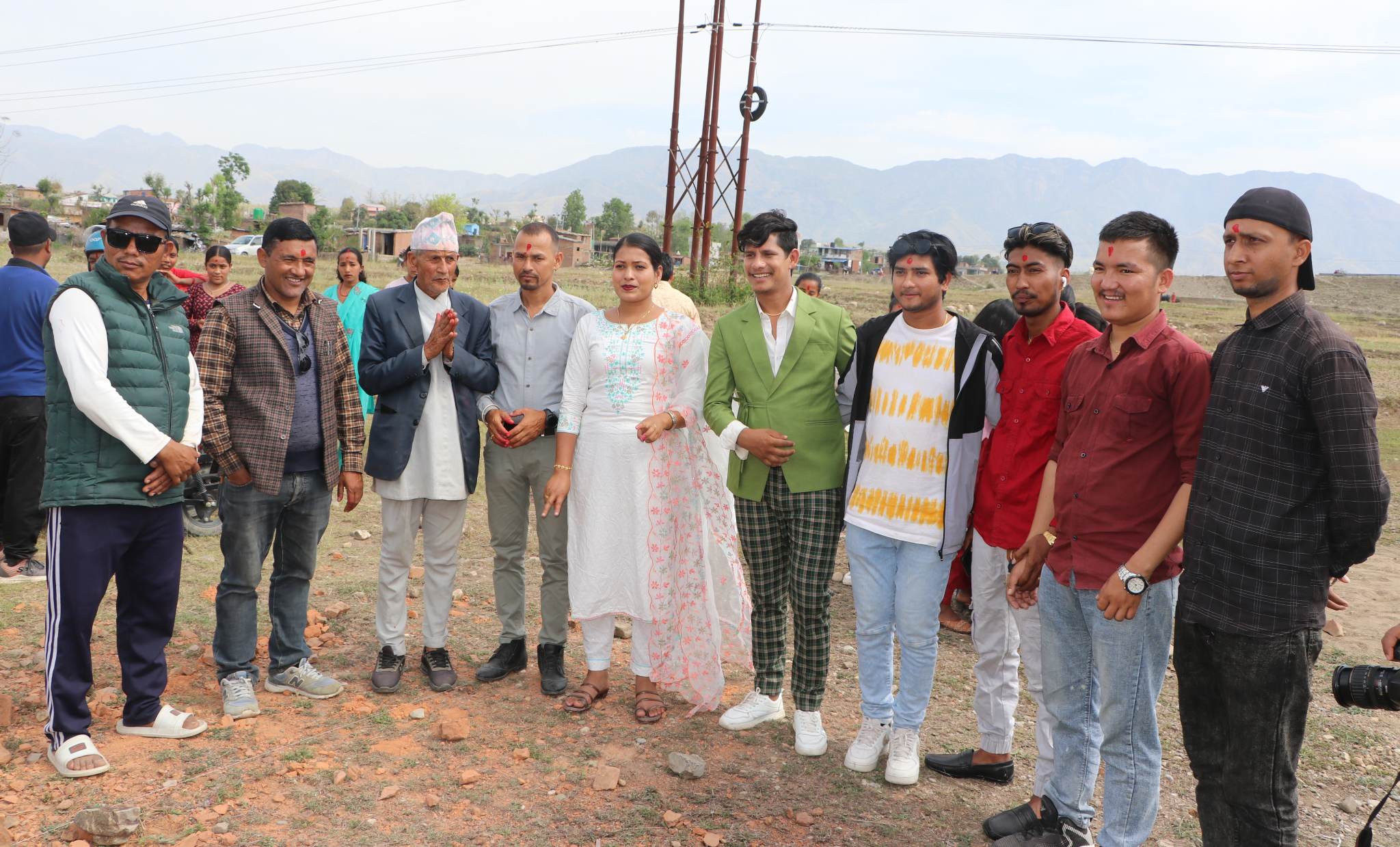 एचआर मगर  टीका सानुको पहलमा चन्द्रलाल बिकको घर शिलान्यास