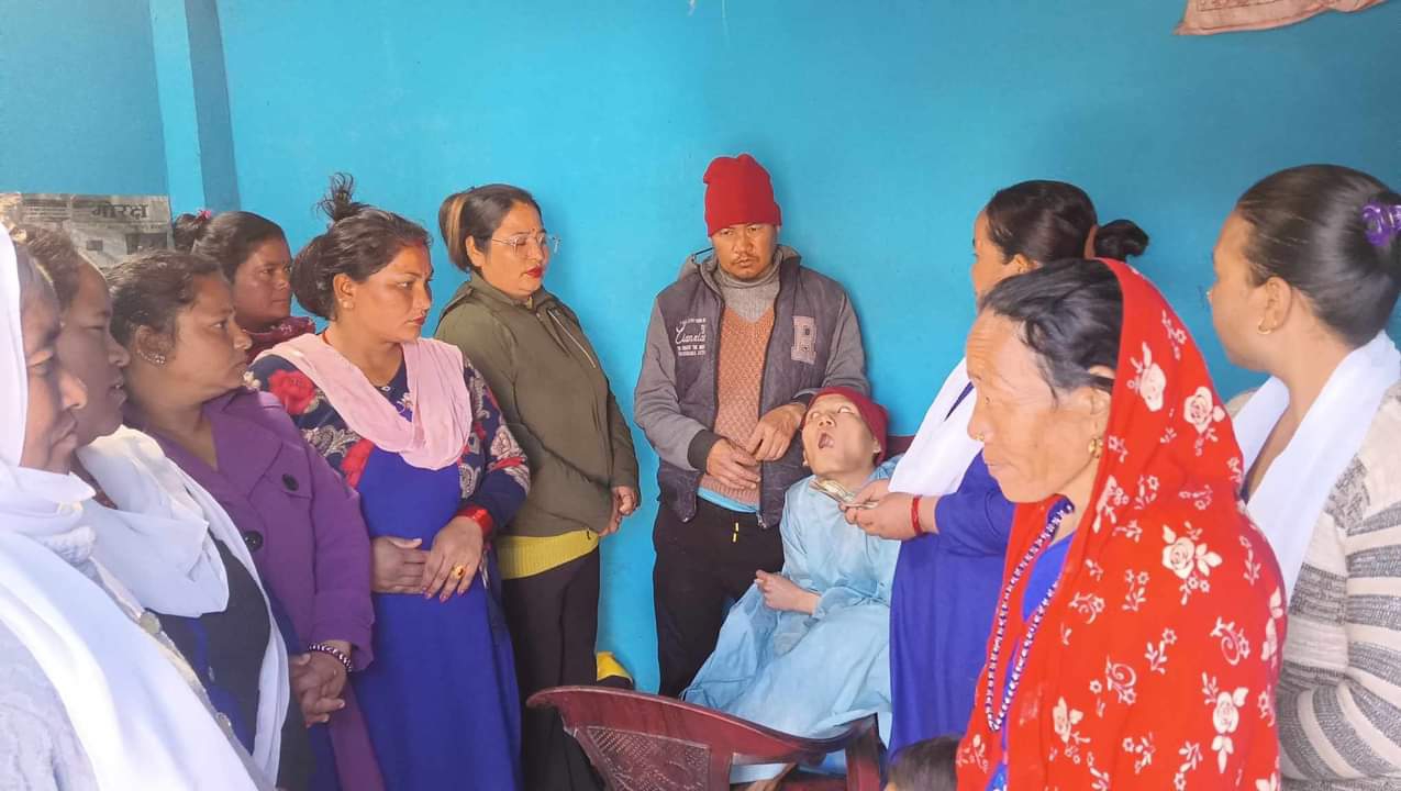 महिला समुह द्वारा विरामी दिदि भाई लाई लिमिटेडको आर्थिक सहयोग