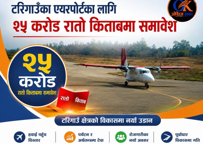 दाङबासीका लागि आयो निकै खुसीको खबर : वर्षौँदेखिको ठूला जहाज चढ्ने सपना अब साकार हुने संकेत