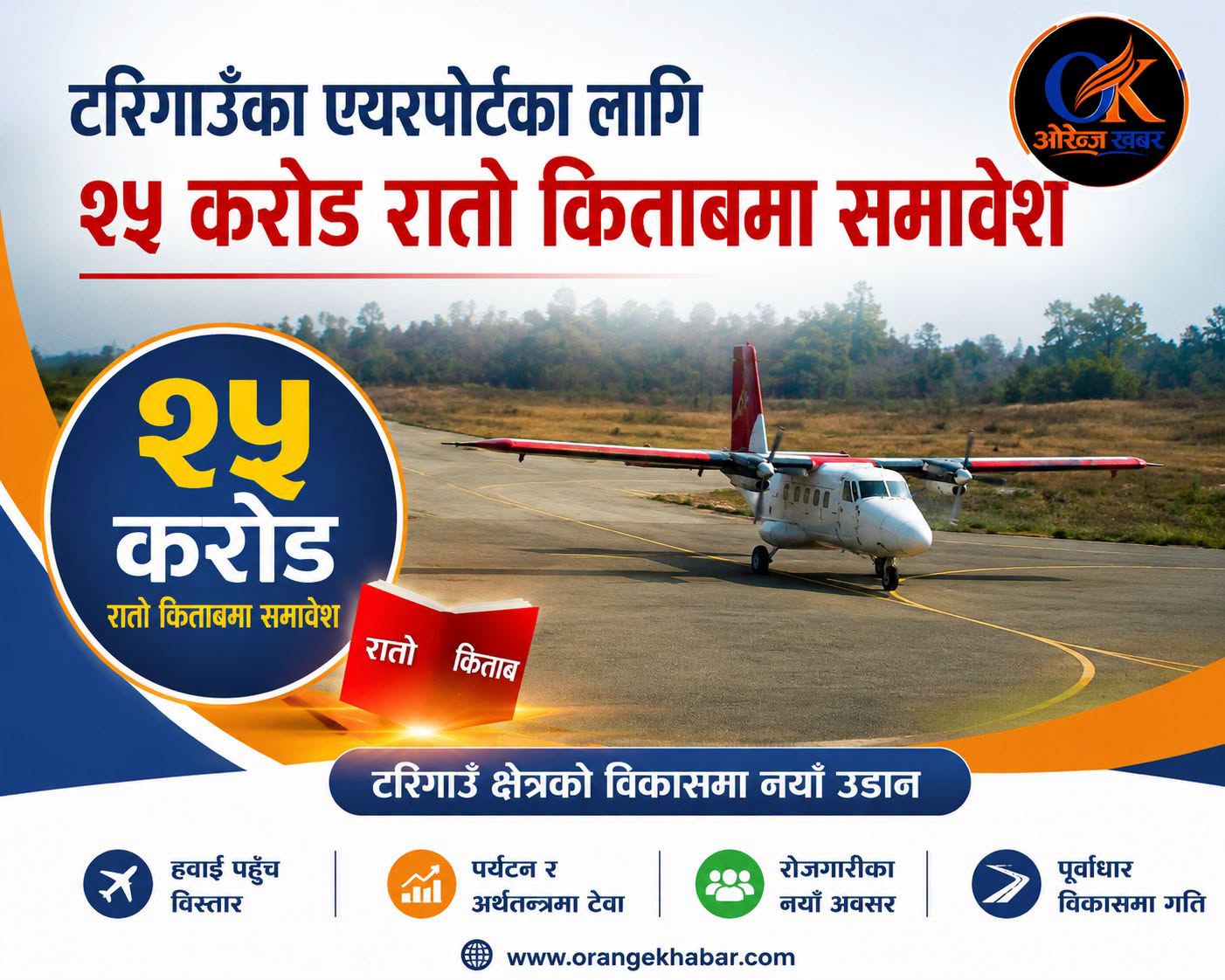 दाङबासीका लागि आयो निकै खुसीको खबर : वर्षौँदेखिको ठूला जहाज चढ्ने सपना अब साकार हुने संकेत
