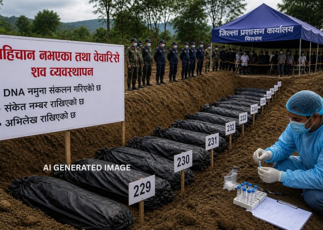 जटिल बन्दै शव व्यवस्थापन, चितवनका बेवारिसे शव डीएनए संकलन र संकेत राखेर गाडिने